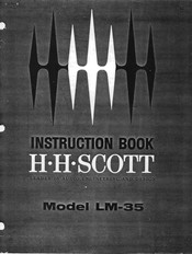 HH Scott LM-35 Instruction Book