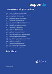 Royal Catering expondo RCBM-2/4R Safety & Operating Instructions Manual