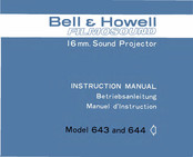Bell and Howell 643 Instruction Manual
