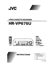 JVC HR-VP675U Instructions Manual