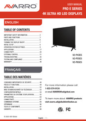 AVARRO V2-P65ES User Manual