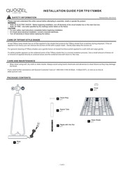 Quoizel TF6176MBK Installation Manual