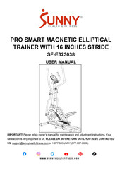 Sunny Health & Fitness SF-E323038 User Manual