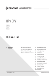 Pentair DRENA-LINE DP Series Instruction Manual
