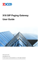 Zycoo X10 User Manual