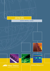Allied Telesis AR740 RPS Quick Install Manual