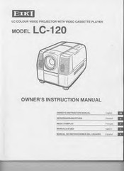 Eiki LC-120 Owner's Instruction Manual