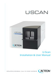 Acteon U-Scan Installation & User Manual