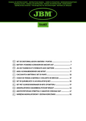 JBM 54683 Instruction Manual