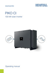 Kostal PIKO CI 100 Operating Manual