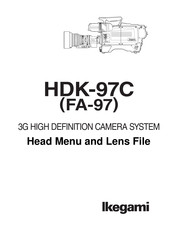 Ikegami HDK-97C Manual