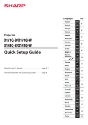 Sharp X141Q-B Quick Setup Manual