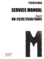Toshiba KN-2550 Service Manual