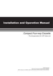 Midea MI-22Q4/DHN1-A3 Installation And Operation Manual