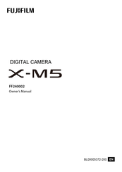 FujiFilm X-M5 Owner's Manual