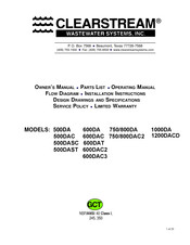 ClearStream 1000DA Owner's Manual