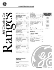 GE RGB745WEA3WW Owner’s Manual & Installation Instruction