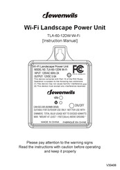 Dewenwils TLA-60-12DW Wi-Fi Instruction Manual