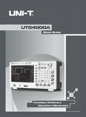 UNI-T UTG4162A Quick Manual
