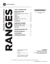 GE JSS86SP1SS Owner's Manual