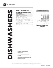 GE GDP695SYNFS Owner's Manual