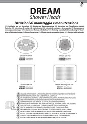 Bossini DREAM H38458 Installation And Care Instructions