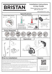Bristan CRAZE CRZ2 SHXDIVCTFF C Installation Instructions & User Manual