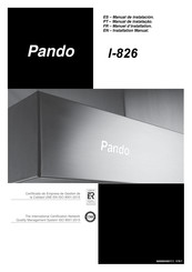 Pando I-826/90 CR. V.850 SEC Installation Manual