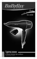 Babyliss i pro 2000 6628E Manual
