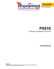 Fluke P5510-2M User Manual