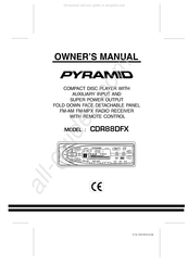 Pyramid CDR88DFX Owner's Manual