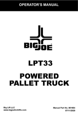 BigJoe LPT33 Manual