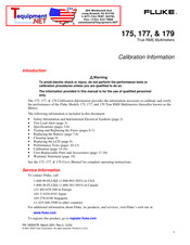 Fluke 179/TPAK Calibration Information Manual