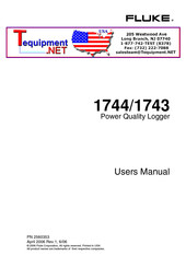 Fluke 1743 User Manual