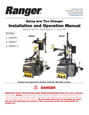 Ranger R980AT Installation And Operation Manual