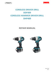 Makita DDF484 Repair Manual