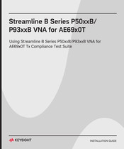 Keysight Streamline P93 B Series Installation Manual