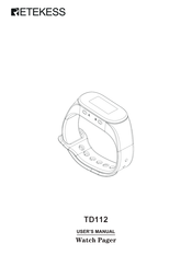 Retekess TD112 User Manual