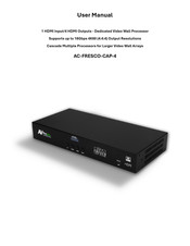 AVProEdge AC-FRESCO-CAP-4 User Manual