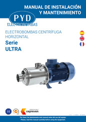 Pyd Electrobombas ULTRA Series Operating And Maintenance Manual