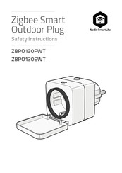 nedis ZBPO130EWT Safety Instruction