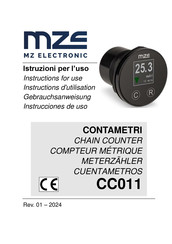 MZ electronic CC011 Instructions For Use Manual