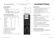 gourmetmaxx 15470 Quick Manual