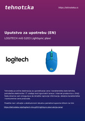 Logitech G G102 LIGHTSYNC Setup Manual