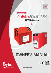 EnerSys Hawker ZeMa Rail DS Owner's Manual