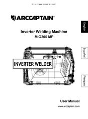 ARCCAPTAIN MIG205 MP User Manual