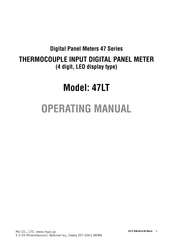 Mg 47 Series Operating Manual