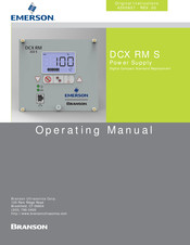 Emerson 101-132-2076 Operating Manual