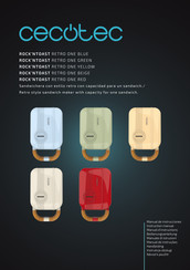 cecotec ROCK'NTOAST RETRO ONE BLUE Instruction Manual