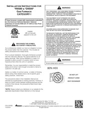 Amana R9S800805C Installation Instructions Manual